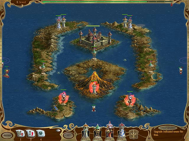 เกมส์ Island Defense ภาพตัวอย่าง ๑ Island Defense ScreenShot01