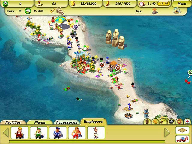 เกมส์ Paradise Beach 2 - Around the World ภาพตัวอย่าง 01 Paradise Beach 2 - Around the World ภาพตัวอย่าง 01