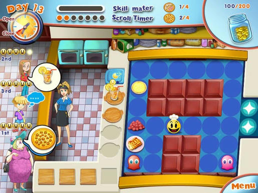 เกมส์ PAC-MAN Pizza Parlor ภาพตัวอย่าง ๑ PAC-MAN Pizza Parlor ภาพตัวอย่าง ๑
