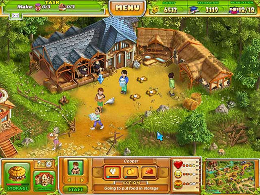 เกมส์ Farm Tribe 2 ภาพตัวอย่าง 01 Farm Tribe 2 ภาพตัวอย่าง 01