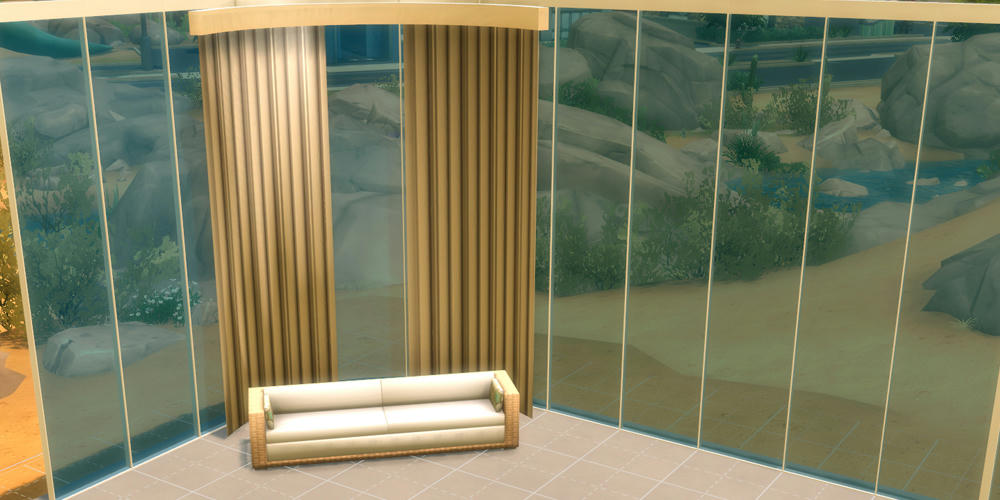 Curtains for Curved Walls Sims 4 Studio
