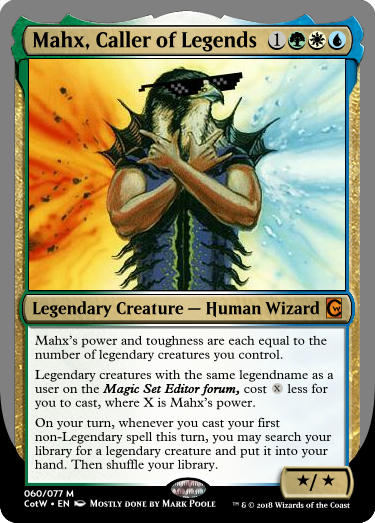 Mahx, Caller of Legends