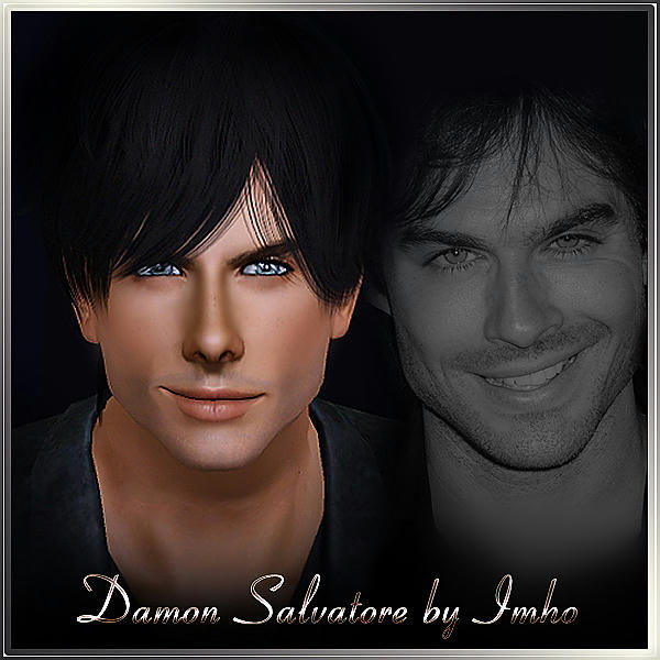 IMHO sims DAMON SALVATORE (The Vampire Diaries) by IMHO