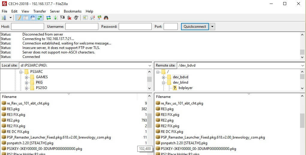 GUIDE How to Install A PKG File from your PC using PS3 NET Server