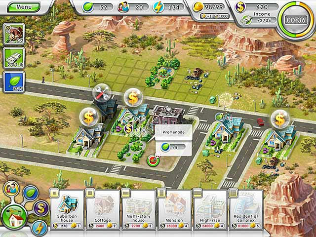 เกมส์ Green City 2 ภาพตัวอย่าง ๑ Green City 2 ScreenShot01