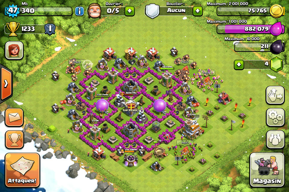 [HDV7] Village Farming Avis Clash of Clans France