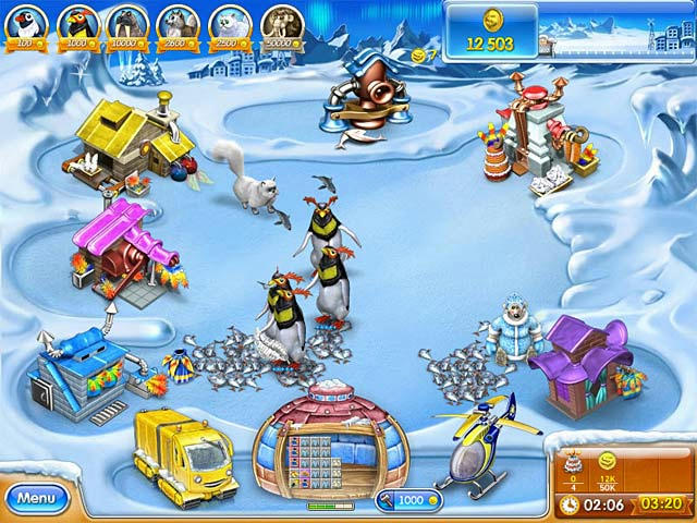 เกมส์ Farm Frenzy 3 - Ice Age ภาพตัวอย่าง 01 Farm Frenzy 3 - Ice Age ภาพตัวอย่าง 01