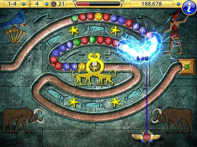 เกมส์ Luxor Amun Rising ภาพตัวอย่าง ๑ Luxor Amun Rising ภาพตัวอย่าง ๑