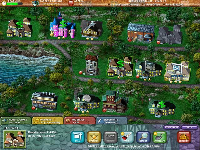 เกมส์ Build-a-lot 3 - Passport to Europe ภาพตัวอย่าง ๑ Build-a-lot 3 - Passport to Europe ภาพตัวอย่าง ๑