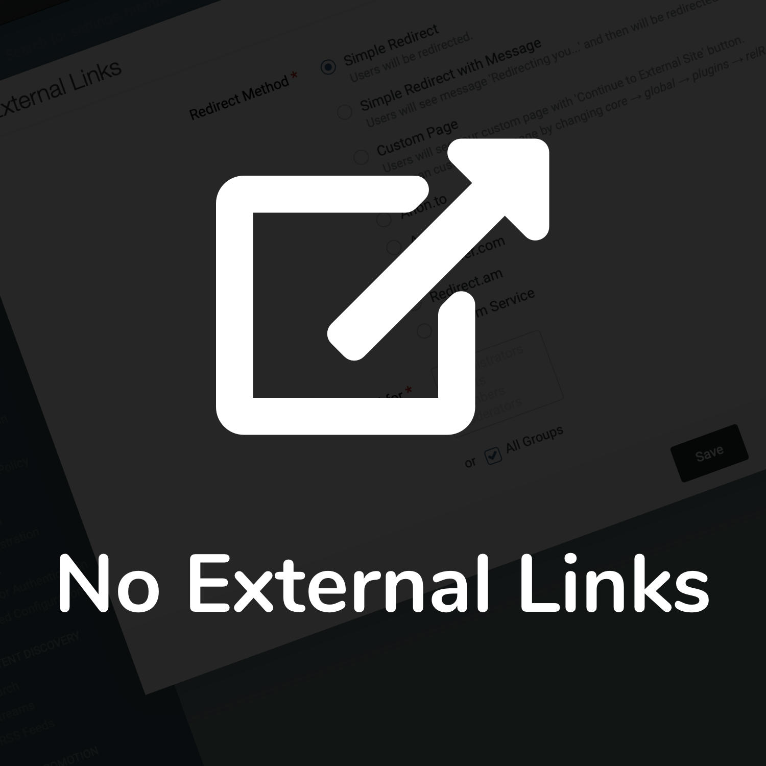 اطلاعات بیشتر در مورد "افزونه No External Links"