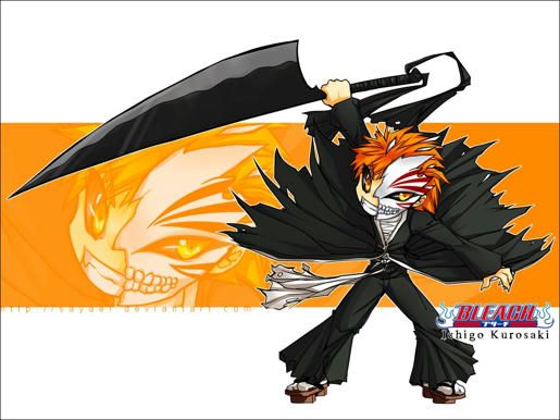 bleach ichigo chibi wallpaper
