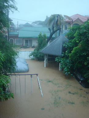 fast-rising flood during storm Ondoy