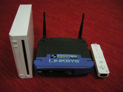 Linksys WRT54G with the Nintendo Wii