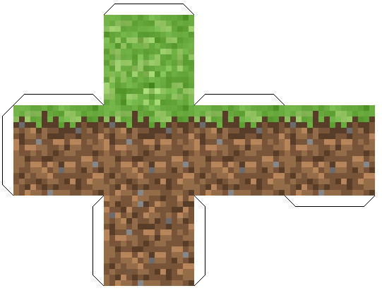 muñecos de minecraft de papel