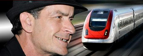 charlie sheen, tren, metro, atropellado, muerte, accidente, fotos, Two and a Half Men