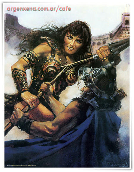 Xena y Joxer, por Terese Nielsen