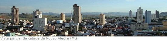 Vista parcial de Pouso Alegre Vista parcial de Pouso Alegre