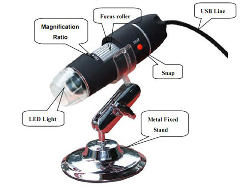 cooling tech usb microscope measurement