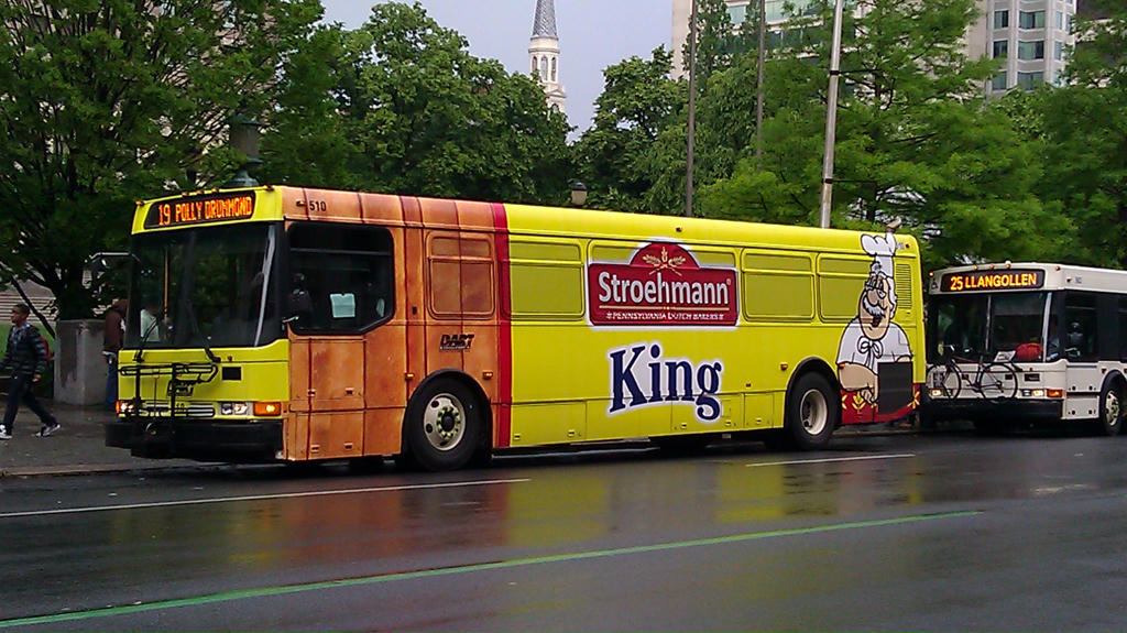 WILMINGTON DART BUS WITH AD WRAP Bus Ads Photo