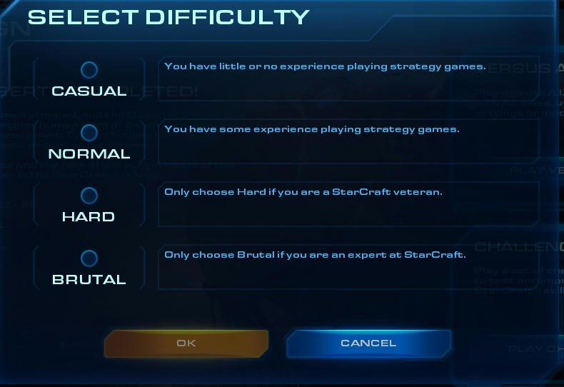 Difficulty Selection