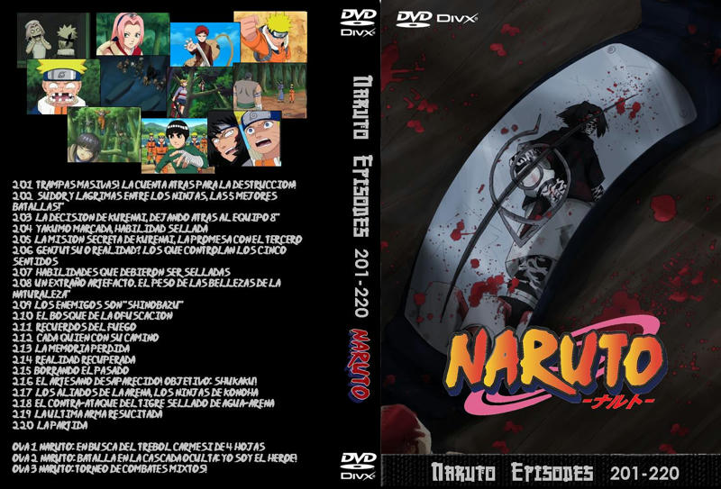 Naruto Temporada 1 Ala 9 Audio Latino + Ovas (MF) mediaf