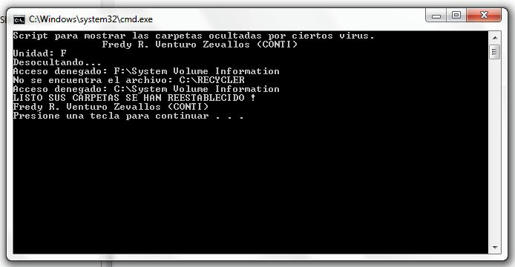 Recuperar Archivos Acceso Directo Infectado x Virus