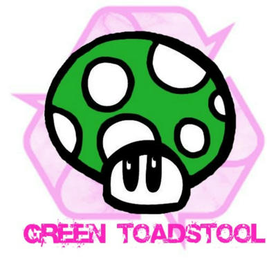 Green Toadstool Recycled Giftables