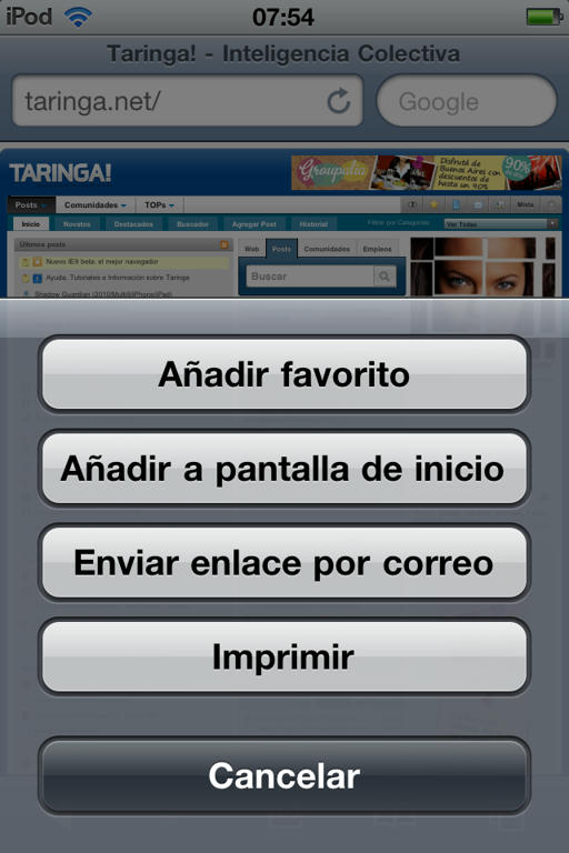 Para los usuarios de Ipod Touch 4G Para los usuarios de Ipod Touch 4G