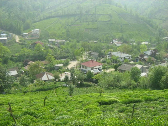روستای پلتان روستای زیبای پلتان در فصل بهار