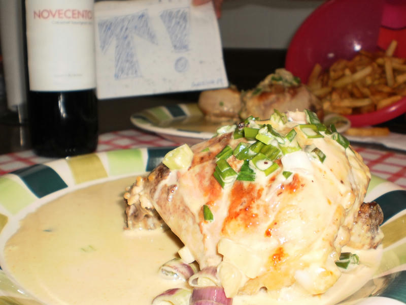 hice pollo al verdeo (a la crema) y te lo muestro hice pollo al verdeo (a la crema) y te lo muestro