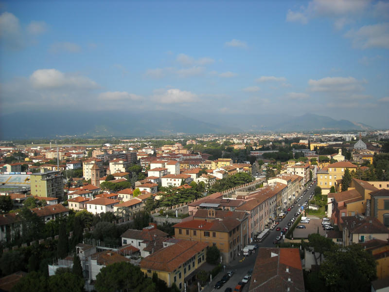 Leaning Tower of Pisa view