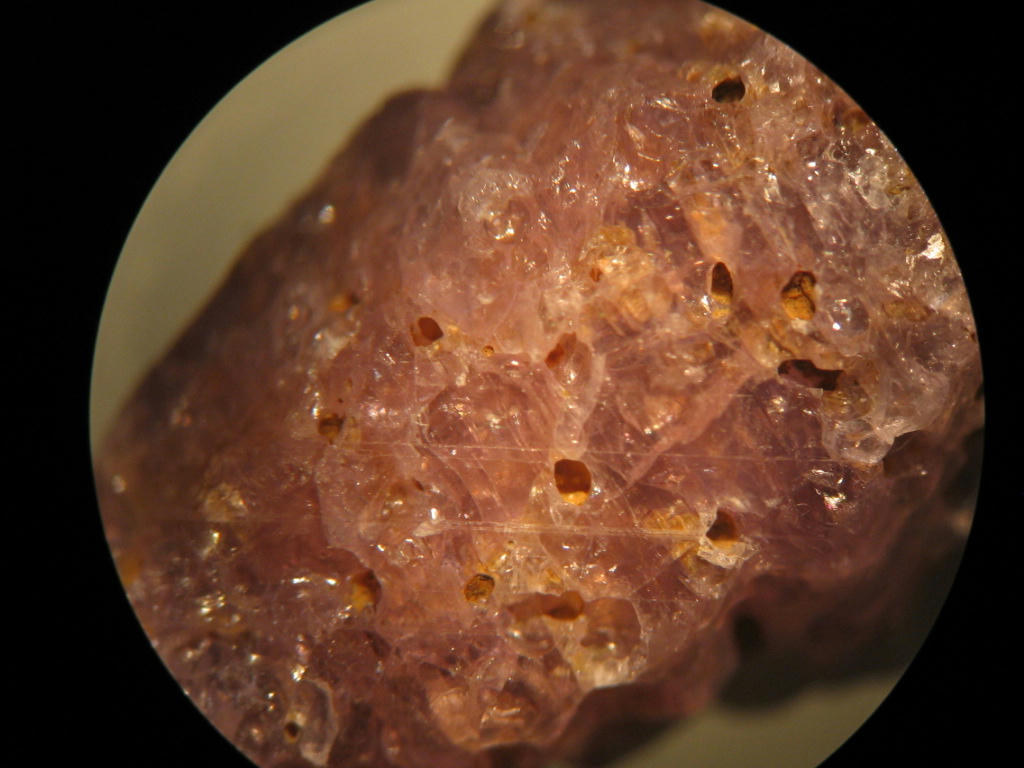Termites in corundum - GemologyOnline.com