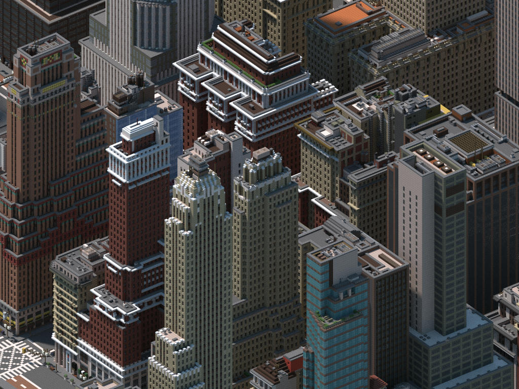 Midtown Manhattan, New York City (DOWNLOAD V2.7) Minecraft Map