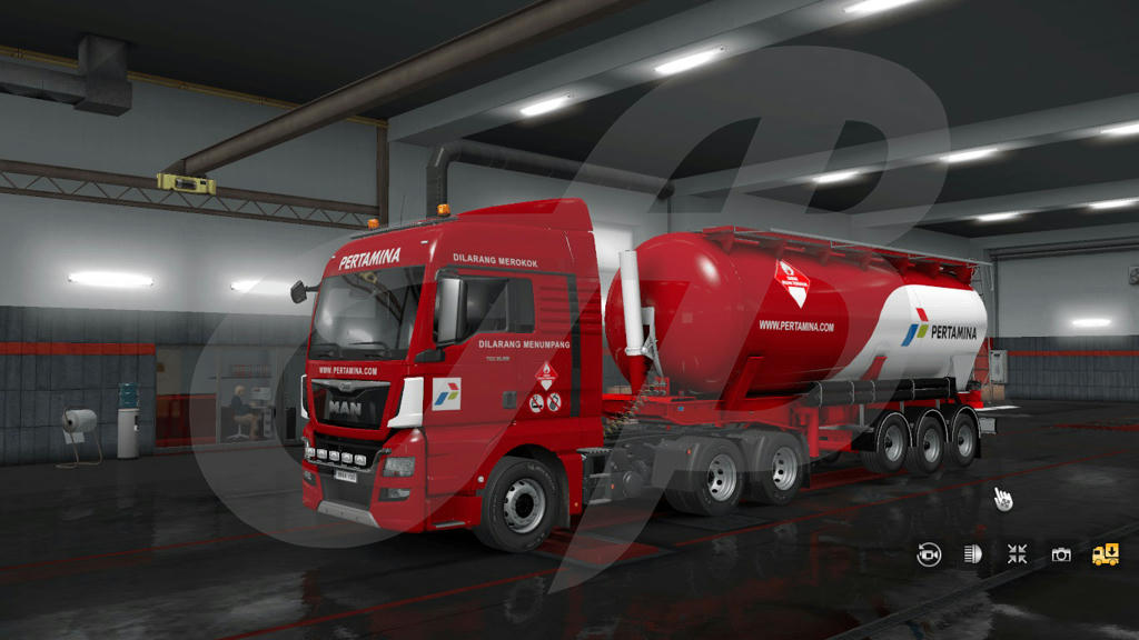 Skin PERTAMINA Euro Truck Simulator 2 1 36 terbaru 