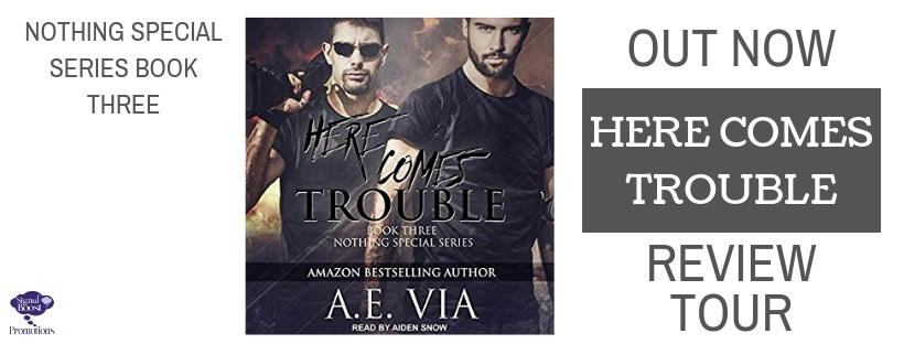 A.E. Via - Here Comes Trouble RTBANNER-66