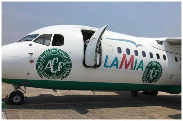  Avión de aerolínea Lamia con equipo de futbol Chapecoense se estrelló