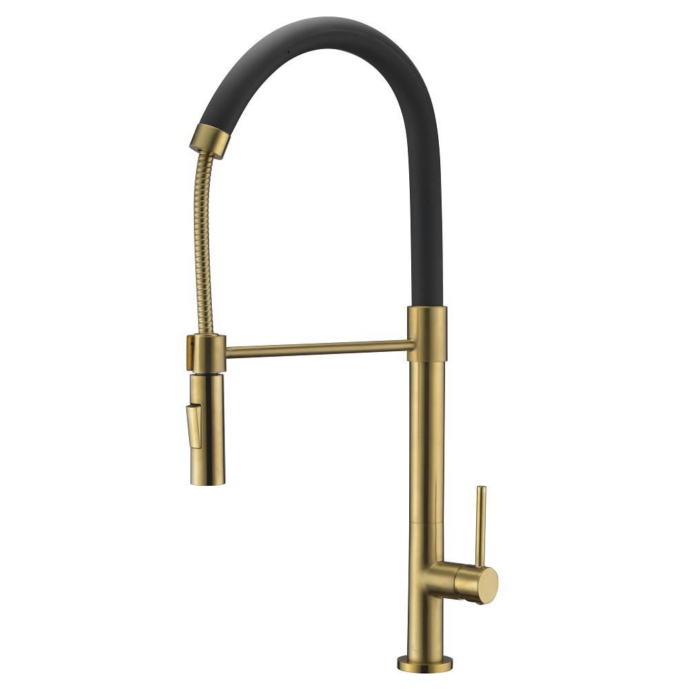 AB50 3732MB Kitchen Faucet, Matte Gold