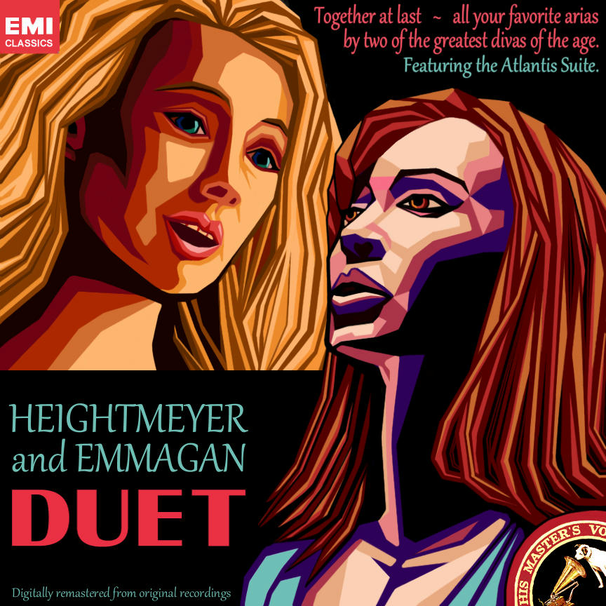 CD cover - opera - with Kate and Teyla.