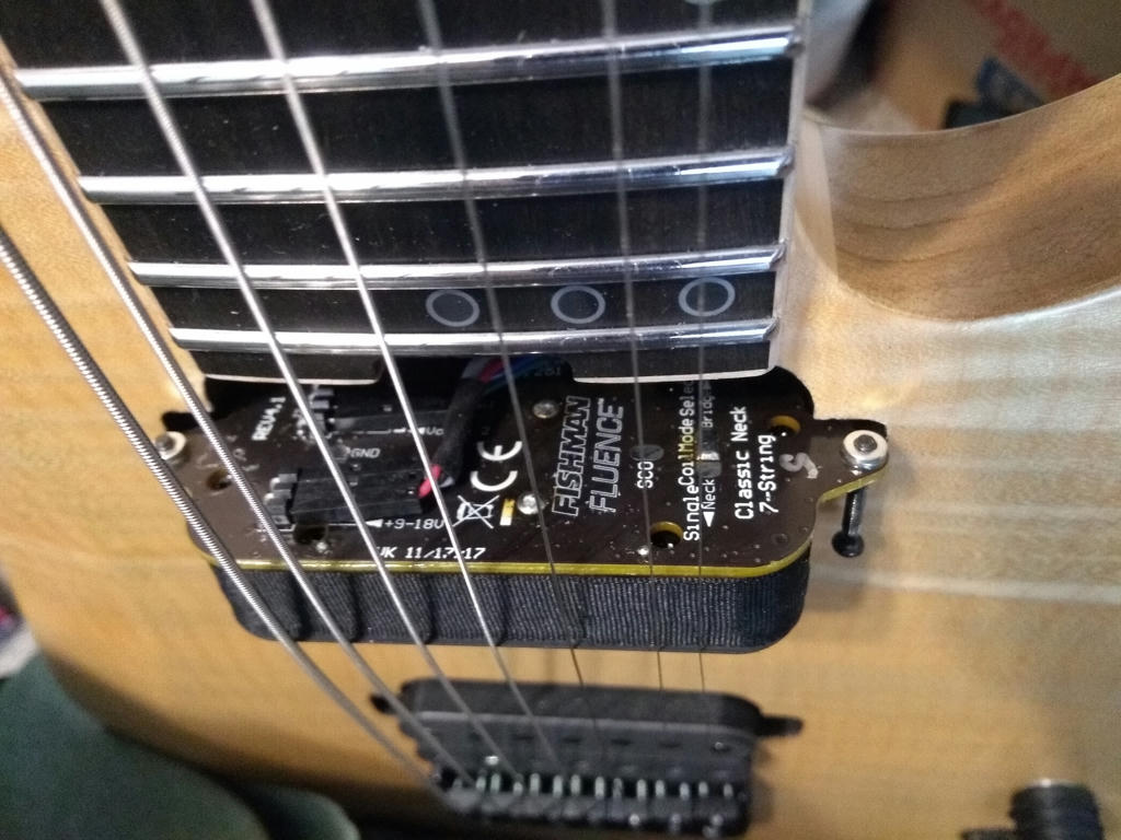 Set Humbucker Fishman Fluence Keith Merrow A 7 Corde - Nero, Pickup Elettrica