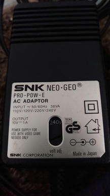 Aide NEOGEO AES alimentation Oyjcu7wft1t5ad54g