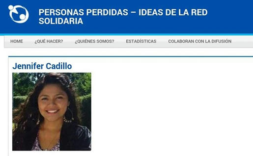  Luz Lourdes, está recorriendo el triste y doloroso camino de las familias de jóvenes mujeres desaparecidas en la Argentina