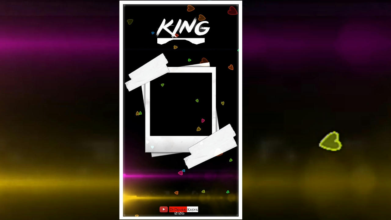 King Op Frame Full screen WhatsApp Status Template