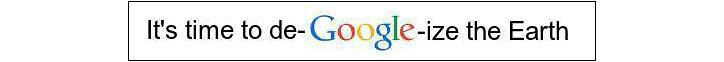 De-Google-ize the Earth banner