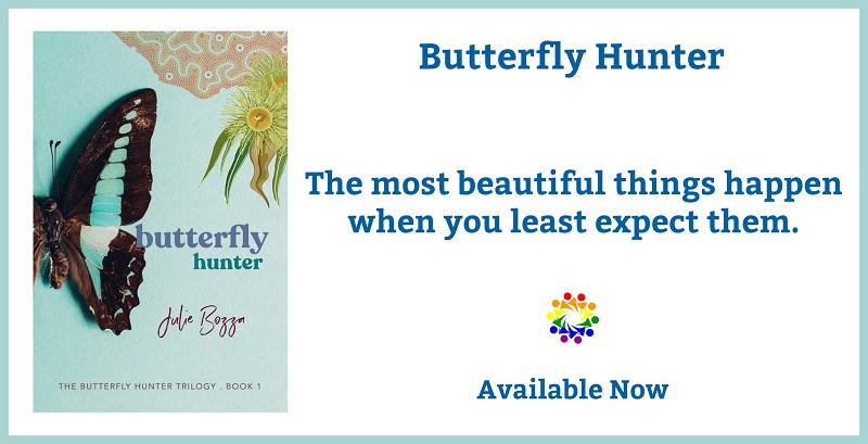Julie Bozza - Butterfly Hunter TAGLINE
