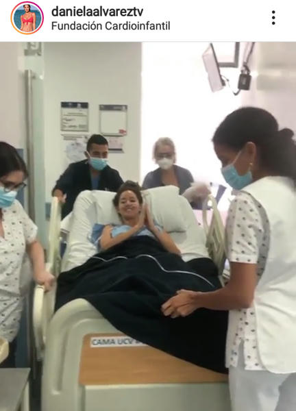  El 27 de mayo, luego de diez días de permanecer hospitalizada, Daniella fue aislada por temor a haber sido contagiada con el nuevo coronavirus o SARS- CoV-2 causante del Covid-19