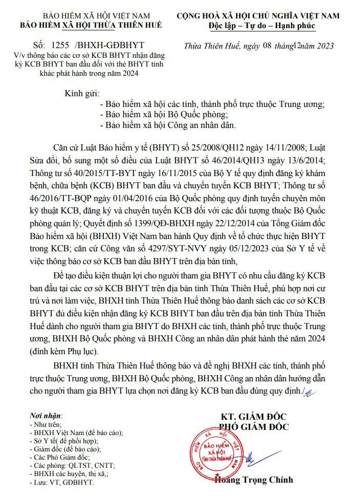 Thua Thien Hue 1255 CV_TB KCB Ngoai tinh 2024.JPG