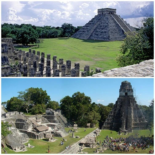  Panorámicas de Chichén Itzá y Tikal 