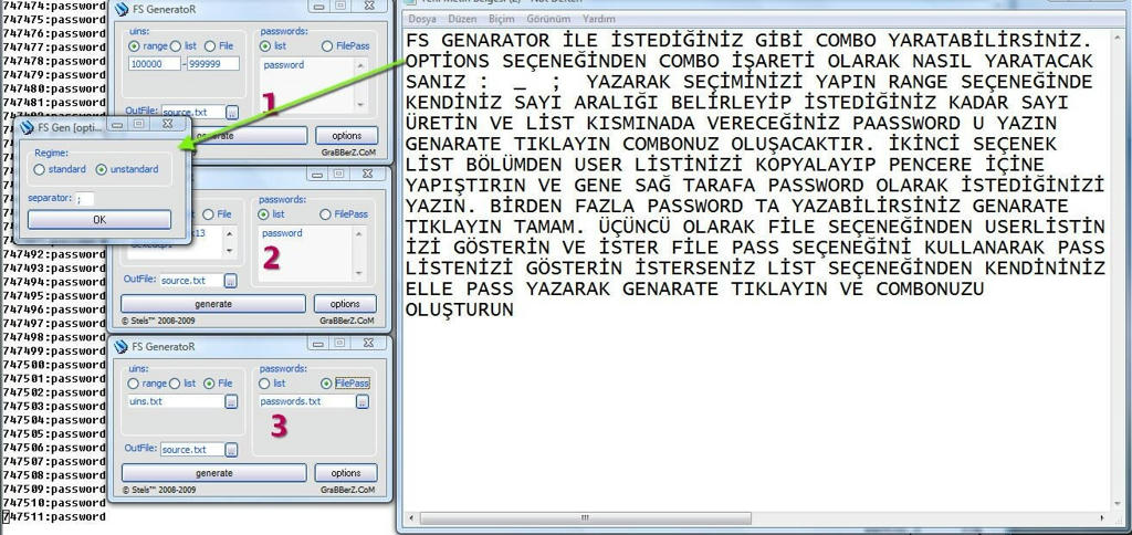 (FS GeneratoR) Combolarınızı kendiniz oluşturun