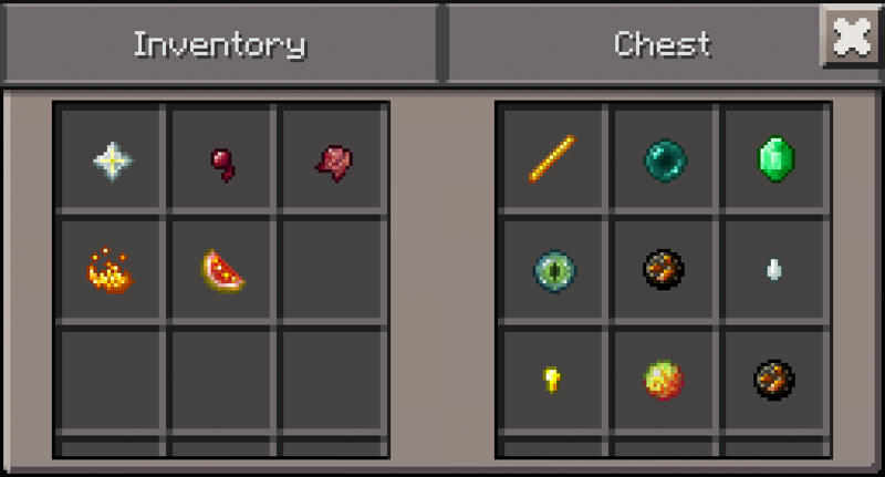 Mcpe 0 8 0 0 8 1 Pc Item Library Tested On Android V1 2 Added Ruby And Rotten Flesh Fix A Typo So Now The Bottle O Enchant Mcpe Mods Tools Minecraft Pocket Edition