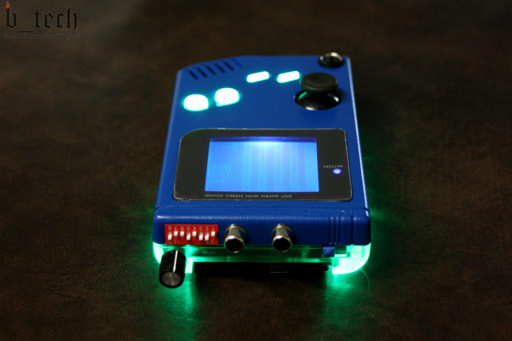 Custom Gameboy DMG with underclock bass mod & more for LSDJ nanoloop